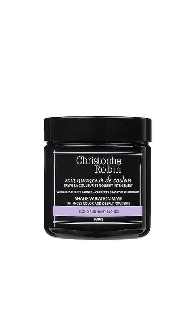 Christophe Robin Shade Variation Care Nutritive Mask With Temporary Colouring, 8.4 Oz. In Blue