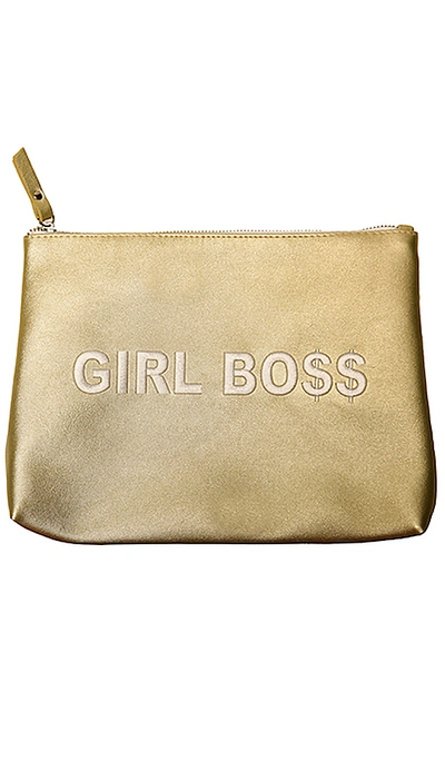 Secret Service Beauty Girl Boss 化妆包 In Gold