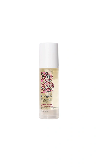 BRIOGEO FAREWELL FRIZZ ROSEHIP, ARGAN & COCONUT OIL BLEND,BOGE-WU7