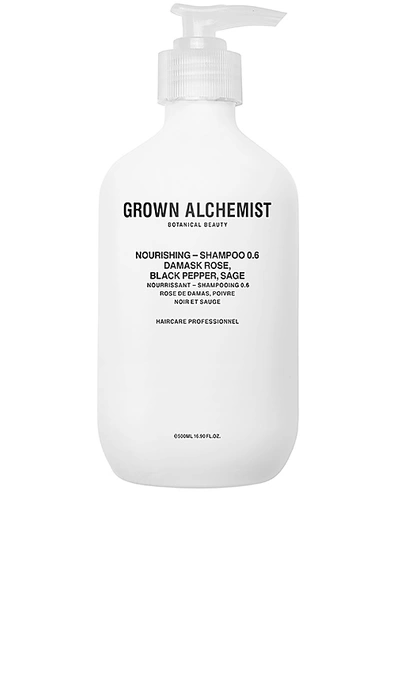 Grown Alchemist Nourishing 洗发液 In Damask Rose  Black Pepper & Sage