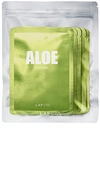 LAPCOS ALOE DAILY SKIN MASK 5 PACK,LCOS-WU5