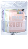 Lapcos Pearl Variety 7 Mask & 1 Exfoliating Pad Pack In N,a