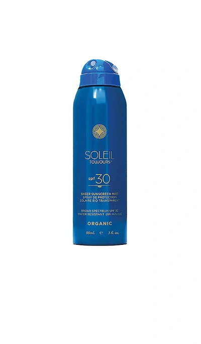 Soleil Toujours Travel Clean Conscious Antioxidant Sunscreen Mist Spf 30 In N,a