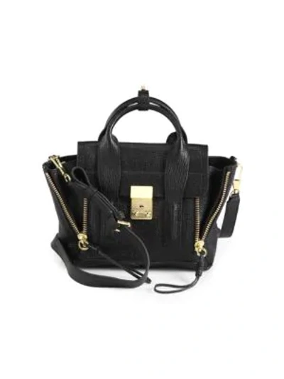 3.1 Phillip Lim Mini Pashli Leather Satchel In Black