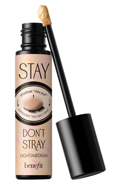 Benefit Cosmetics Stay Don't Stray 360 Degree Stay Put Eyeshadow Primer Light/ Medium 0.33 oz/ 10 ml In Light/medium