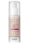 Benefit Cosmetics 'hello Flawless!' Oxygen Wow Liquid Foundation 'i'm Plush And Precious' Petal 1 oz In Petal