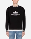Dolce & Gabbana Logo-graphic Sweatshirt In Black