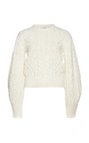 ATTICO CABLE-KNIT WOOL SWEATER,ATW18902