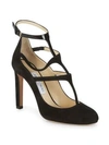 JIMMY CHOO DOLL SUEDE PUMPS,0400096552941