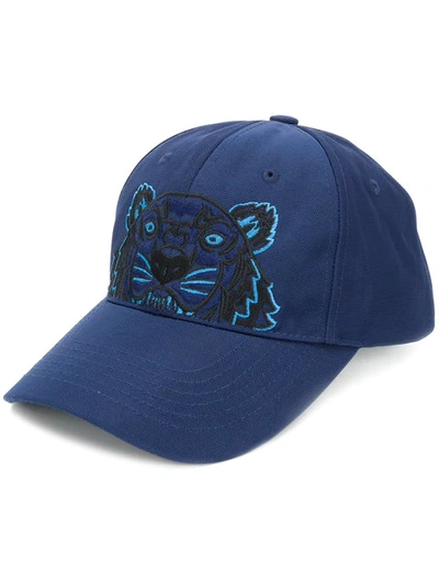 Kenzo Tiger Baseball Cap - Blue