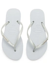 HAVAIANAS Slim Logo Metallic Sandal