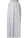 LORENA ANTONIAZZI STRIPED MAXI SKIRT WITH SEQUIN STAR DETAILS,LP3328G04205812774047