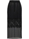 DOLCE & GABBANA LAYERED LACE PENCIL SKIRT,F4BBLTFLMVS12532565