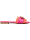 EMANUELA CARUSO floral embellished sandals,V0712771148