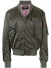 DOLCE & GABBANA DOLCE & GABBANA PATCH BOMBER JACKET - GREEN,G9KA4ZG7MUY12784000