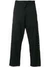Black Comme Des Garçons Studded Chinos