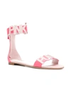 VALENTINO GARAVANI PINK PUNK SANDALS,PW2S0F96GQI