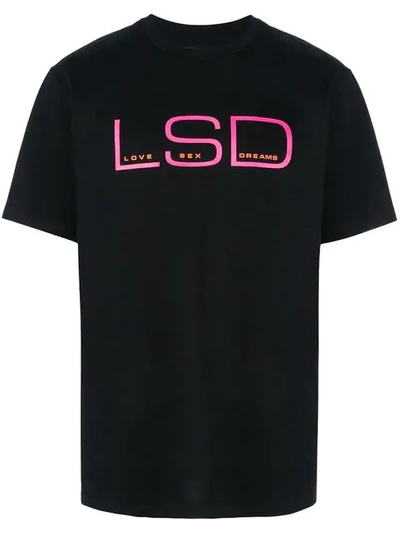 Misbhv Lsd Black Cotton T-shirt