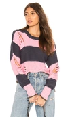 NSF PRESLEY DESTROYED SWEATER