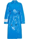 MSGM oversized PVC trench coat,2442MDC105X18430512587055
