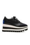 Stella Mccartney Sneakelyse Lace-up Bright Sneakers In Black
