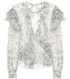 ISABEL MARANT MUSTER FLORAL BLOUSE,P00321712