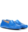 TOD'S GOMMINO LEATHER LOAFERS,P00305660