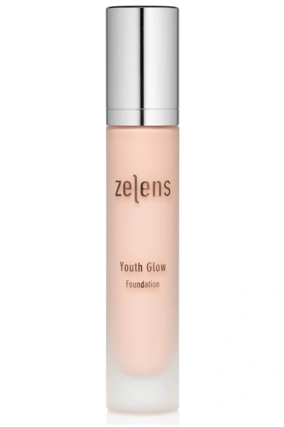 Zelens Youth Glow Foundation - Cream In Cream, Green, Natural, Mint, Sunflower, Pearl, Blue
