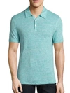 ZACHARY PRELL Calluna Heathered Polo