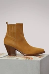 SARTORE LEATHER WESTERN ANKLE BOOTS,SR3364/NABUCK/1808