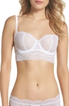 Passionata By Chantelle Blossom Underwire Bustier Bra In White