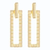 Neola Gold Cube Earrings In Cube