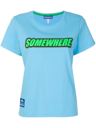 Marc Jacobs Somewhere T-shirt In Light Blue
