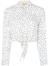 SSHEENA knotted polka dot shirt,18SSCOCOTS1802112748894
