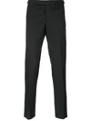 THOM BROWNE low rise cropped trousers,MTC042C0287212515205