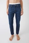 Acne Studios River Dark Blue3 Color In Slim Tapered Fit Jeans