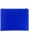 NO KA'OI extra large grid textured pouch,P3ABSNOKW38432A012749773