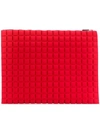NO KA'OI EXTRA LARGE GRID TEXTURED POUCH,P3ABSNOKW38432A012749771