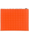 NO KA'OI extra large grid textured pouch,P3ABSNOKW38432A012749772