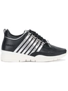 DSQUARED2 STRIPED SNEAKERS,SNW01011314006812467928