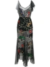 AMEN EMBROIDERED SHEER DRESS,AMS18508S1801612774788