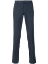 DONDUP DONDUP SLIM FIT CHINOS - BLUE,UP235FS146UPTDDU12781624