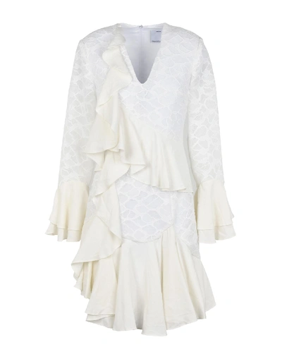 C/meo Collective Short Dress In White