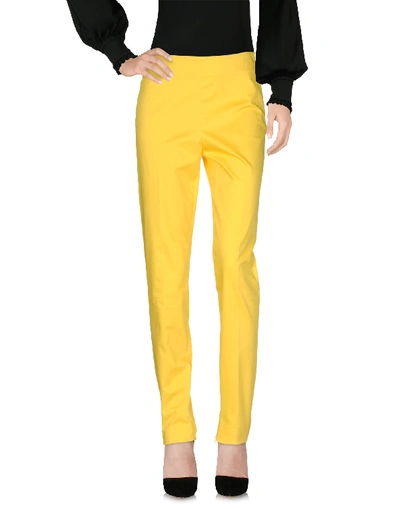 Moschino Casual Pants In Yellow