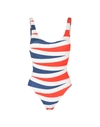 SOLID & STRIPED ONE-PIECE SWIMSUITS,47221646NU 3