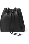 JW ANDERSON DRAWSTRING TEXTURED-LEATHER BUCKET BAG