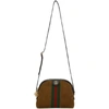 GUCCI GUCCI BROWN SMALL SUEDE OPHIDIA BAG,499621 D6ZYG