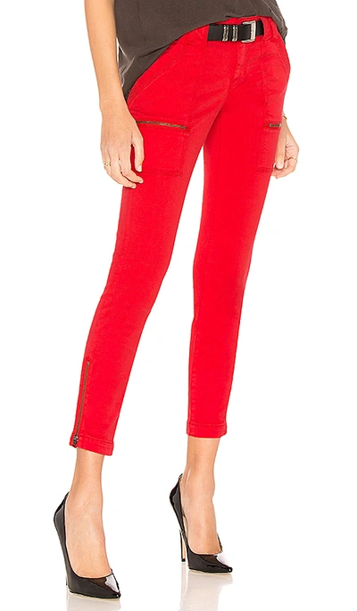 Joie Park Stretch Twill Skinny Jeans In Matador Red