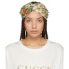 GUCCI Ivory Logo Stamp Headband,519686 3G001