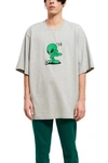 Gosha Rubchinskiy Opening Ceremony Oversized Alien T-shirt In Grey - 2